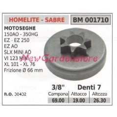 Piñón HOMELITE para motor de motosierra 150AO 350HG EZ250 001710 | Newgardenstore.eu