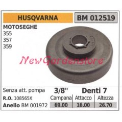 Pignon de moteur de tronçonneuse HUSQVARNA 355 357 359 3/8' dents 7 012519 | Newgardenstore.eu