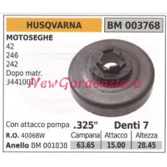 Piñón motor motosierra HUSQVARNA 42 246 242 003768 | Newgardenstore.eu