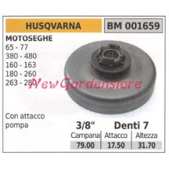 HUSQVARNA Kettensägenmotor Ritzel 65 77 160 163 180 260 3/8' Zähne 7 001659 | Newgardenstore.eu