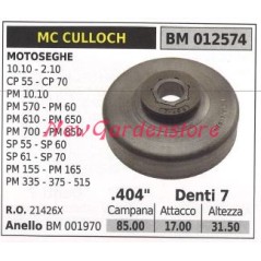 Pignone MC CULLOCH motore motosega 10.10 2.10 PM 10.10 CP55 .404' denti 7 012574 | Newgardenstore.eu