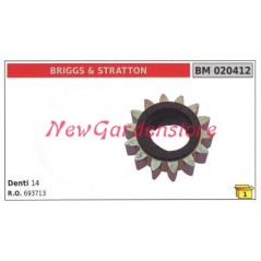 Pignon de moteur de démarrage BRIGGS&STRATTON 14 dents 020412 | Newgardenstore.eu