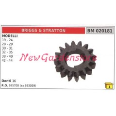 BRIGGS&STRATTON starting motor sprocket models 19 24 28 29 30 31 32 35 020181 | Newgardenstore.eu