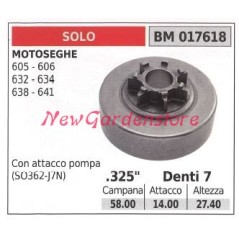 Piñón SÓLO para motor de motosierra 605 606 632 634 638 641,325' dientes 7 017618 | Newgardenstore.eu