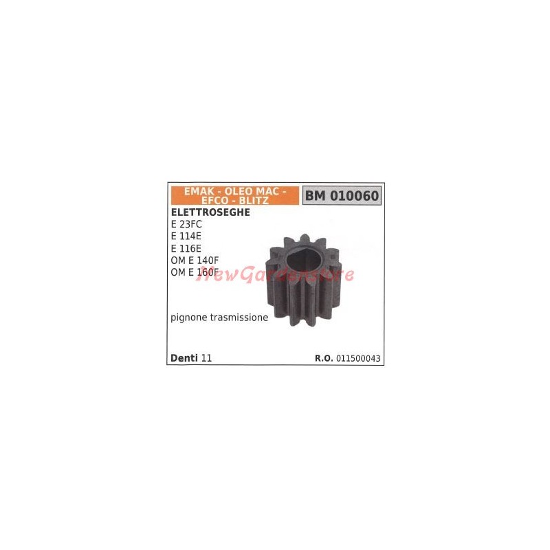 Piñón de arrastre EMAK para motosierra E 23FC E 114E E 116E 010060