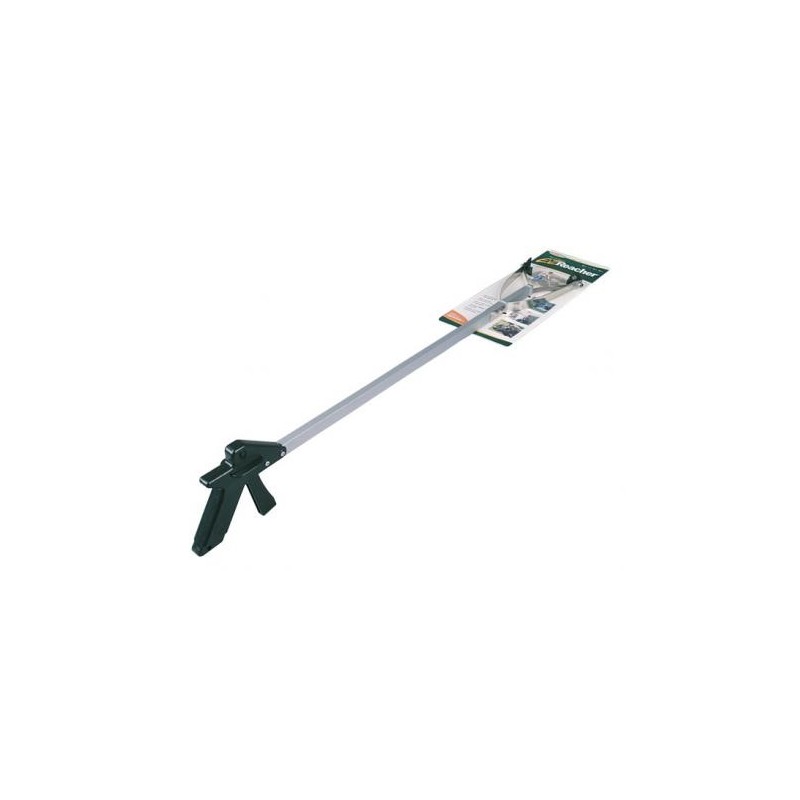 Pinza per rifiuti con piastre di gomma curve lunghezza 128 cm