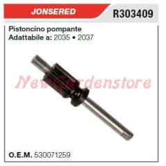 Pistoncino pompa olio JONSERED motosega 2035 2037 R303409 | Newgardenstore.eu