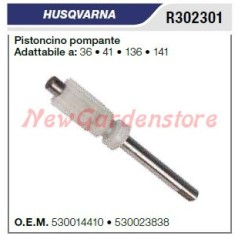 Pistoncino pompante olio HUSQVARNA motosega 36 41 136 141 R302301 | Newgardenstore.eu