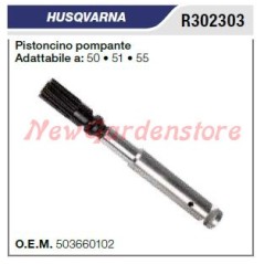 Pompe à huile à tige de piston HUSQVARNA 50 51 55 R302303
