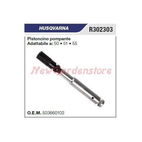 Piston rod oil pump HUSQVARNA chainsaw 50 51 55 R302303 | Newgardenstore.eu