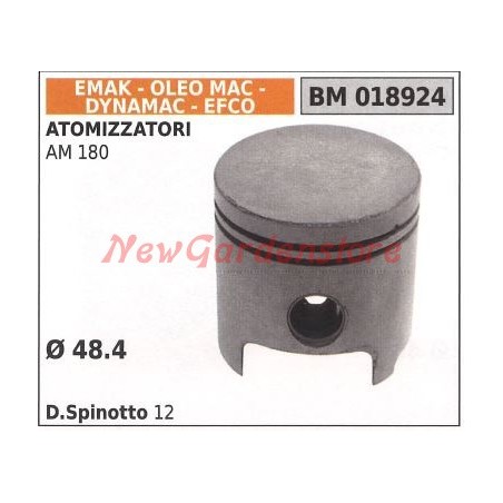 Pistón pulverizador AM 180 Ø 48,4mm EMAK 018924 | Newgardenstore.eu