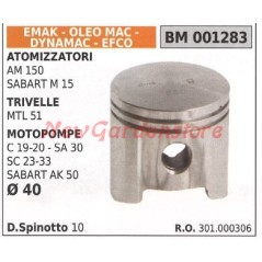 AM150 mist spray piston MTL51 motor pump SC 23-33 Ø 40mm EMAK 001283 | Newgardenstore.eu