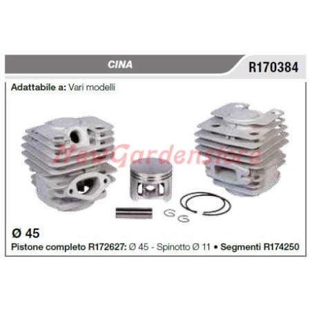 CINA cylinder piston various models R170384 | Newgardenstore.eu