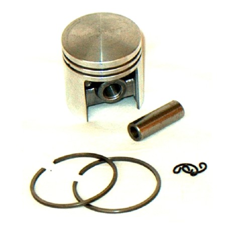 Piston avec 2 segments, 2 guides et goupille pour soufflante TOPSO EB260 | Newgardenstore.eu