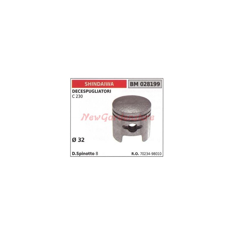 Piston SHINDAIWA avec segments pour débroussailleuse C230 028199