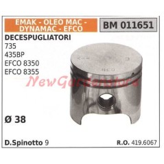 Piston de débroussailleuse 735 435 BP EFCO 8350 EFCO 8355 Ø 38 mm EMAK original | Newgardenstore.eu