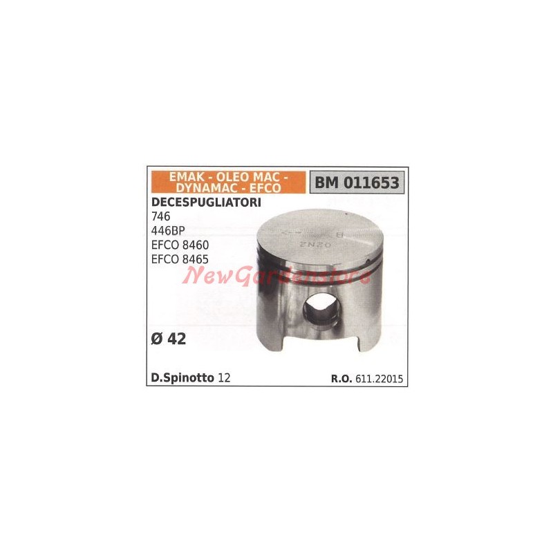 Piston de débroussailleuse 746 446BP EFCO 8460 EFCO 8465 Ø  42 mm EMAK 011653