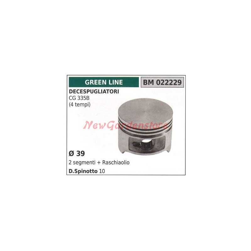 Brushcutter piston CG 335B 4-stroke Ø  39mm GREENLINE 022229