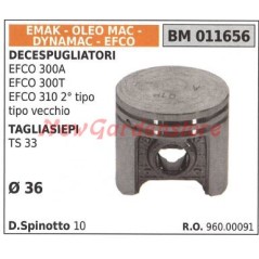Pistone decespugliatore EFCO 300A EFCO 300T tagliasiepe TS 33 Ø 36mm EMAK 011656