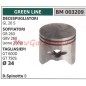 Pistón desbrozadora GL 26S cortasetos soplador Ø  39mm GREENLINE 003209