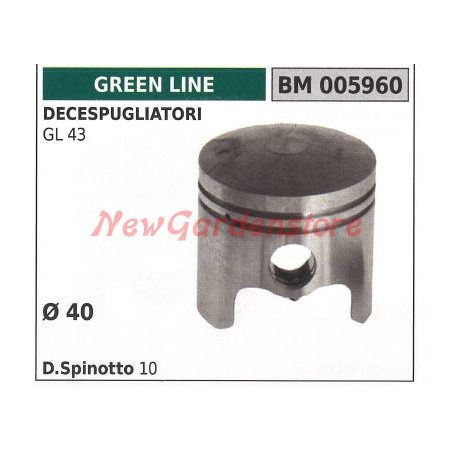 OLEOMAC Bürstenmäherkolben GL 43 Ø 40mm GREENLINE 005960 | Newgardenstore.eu