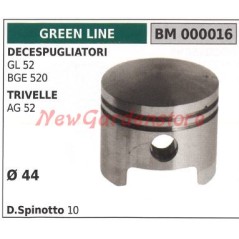 Pistón desbrozadora GL 52 BGE 520 sinfín AG 52 Ø 44mm GREENLINE 000016 | Newgardenstore.eu