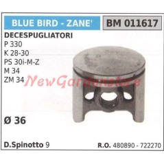 P 330 M 34 ZM 34 K 28-30 BLUEBIRD brushcutter piston Ø 36 mm 011617 | Newgardenstore.eu