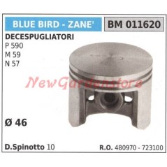 Pistón desbrozadora P590 M59 N57 Ø  46 mm BLUEBIRD 011620