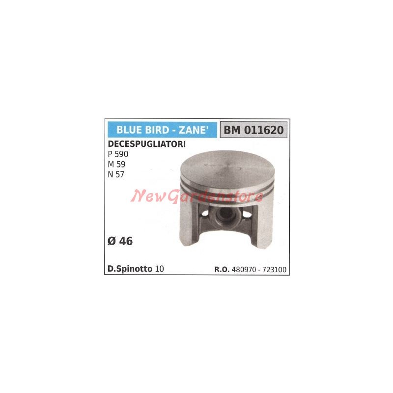 Piston de débroussailleuse P590 M59 N57 Ø  46 mm BLUEBIRD 011620