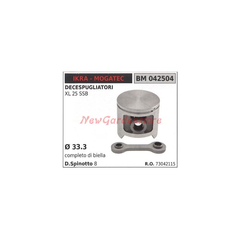 XL 25 SSB brushcutter piston Ø 33.3mm IKRA 042504