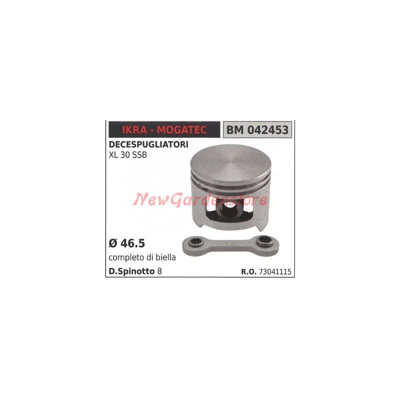 XL 30SSB brushcutter piston Ø 46.5mm IKRA 042453