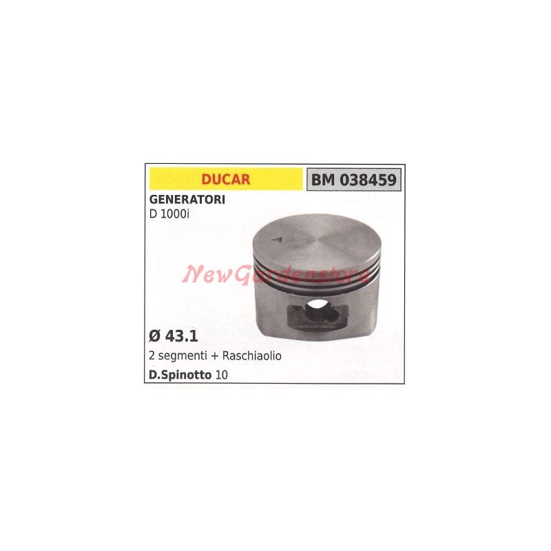 Generator piston D 1000i Ø  43.1 mm DUCAR 038459