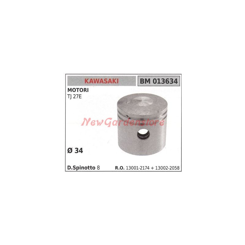 KAWASAKI piston pour paysagiste TJ27E 013634