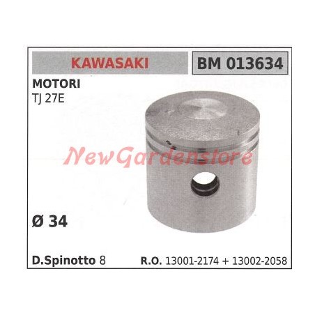 Pistón cortasetos KAWASAKI TJ27E 013634 | Newgardenstore.eu