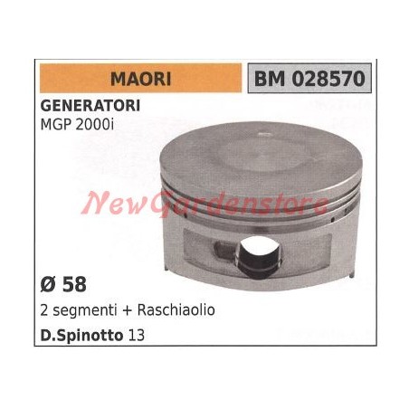 MAORI MGP 2000i piston générateur 028570 | Newgardenstore.eu