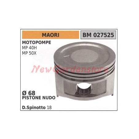 MAORI piston de pompe à moteur 40H 50X 027525 | Newgardenstore.eu