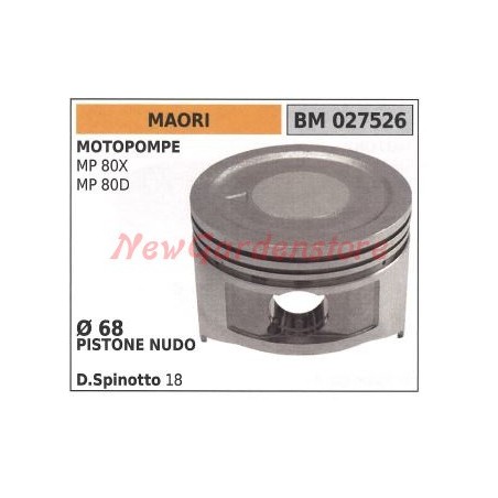 MAORI piston pour tondeuse à gazon MP 5518SQ 027526 | Newgardenstore.eu