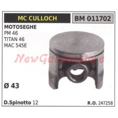 MCCULLOCH chainsaw piston pm 46 TITAN 46 MAC 545E 011702 | Newgardenstore.eu