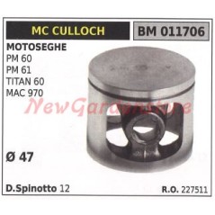 Pistone MCCULLOCH motosega pm 60 61 TITAN 60 MAC 970 011706 | Newgardenstore.eu