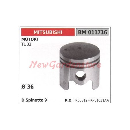 MITSUBISHI Mähkolben TL33 011716 | Newgardenstore.eu