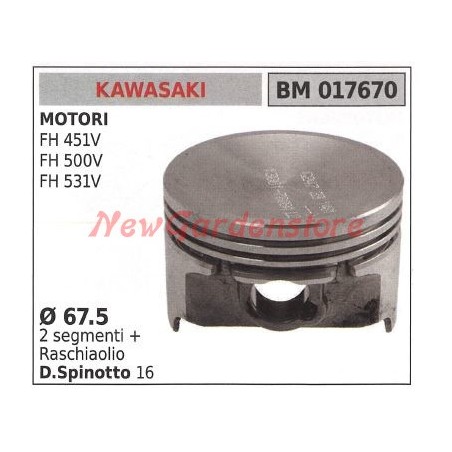 Engine piston FH 451V FH 500V FH 531V Ø 67.5mm KAWASAKI 017670 | Newgardenstore.eu