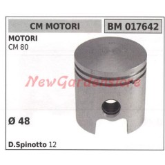 Piston de moteur de tondeuse CM 80 Ø  48mm CM ENGINES 017642