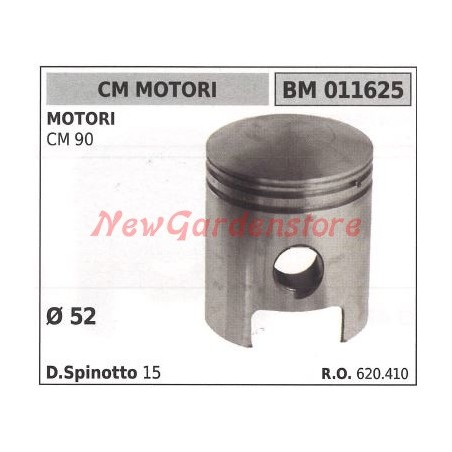 CM 90 lawnmower mower engine piston Ø 52mm CM ENGINES 011625 | Newgardenstore.eu