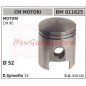 Piston de moteur de tondeuse CM 90 Ø  52mm CM ENGINES 011625