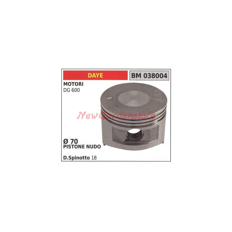 Tige de piston pour moteur de tondeuse à gazon DG 600 Ø  70mm DAYE 038004