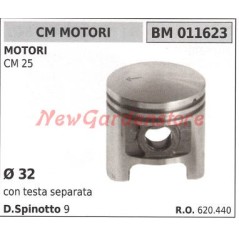 Pistone motore rasaerba tagliaerba Ø 32mm CM MOTORI 011623