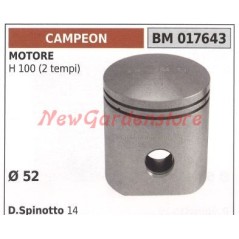 Moteur de tondeuse à gazon piston tondeuse Ø  52mm CAMPEON 017643