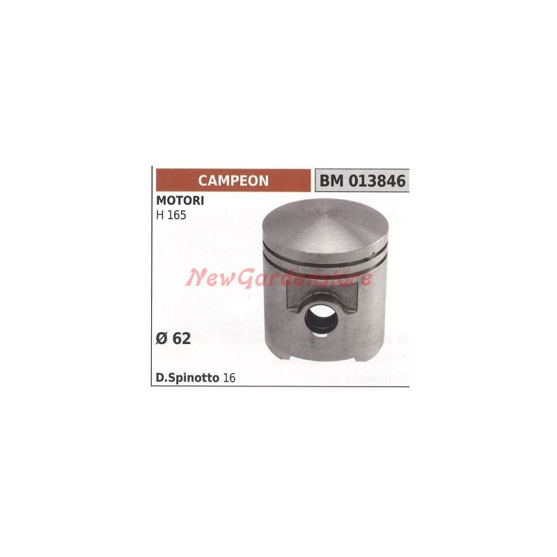 Pistón motor cortacésped Ø  62mm CAMPEON 013846