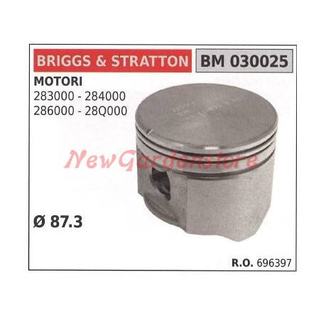 BRIGGS & STRATTON Rasenmähermotor Kolben Ø 87,3mm 030025 | Newgardenstore.eu