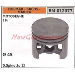 Pistón motosierra 116 Ø 45 mm DOLMAR 012077 | Newgardenstore.eu